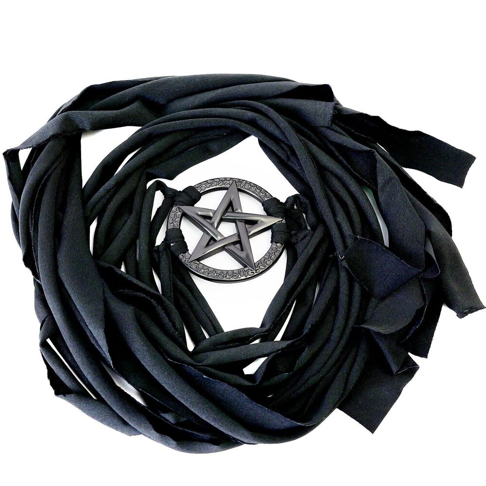 7355 Gothic Pentagram Waist Harness Belt – Adjustable Multi-Strap Body Belt